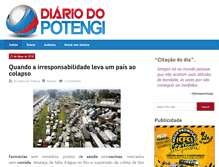 Tablet Screenshot of diariodopotengi.com